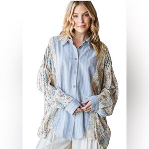 Oli & Hali oversized button down beauty